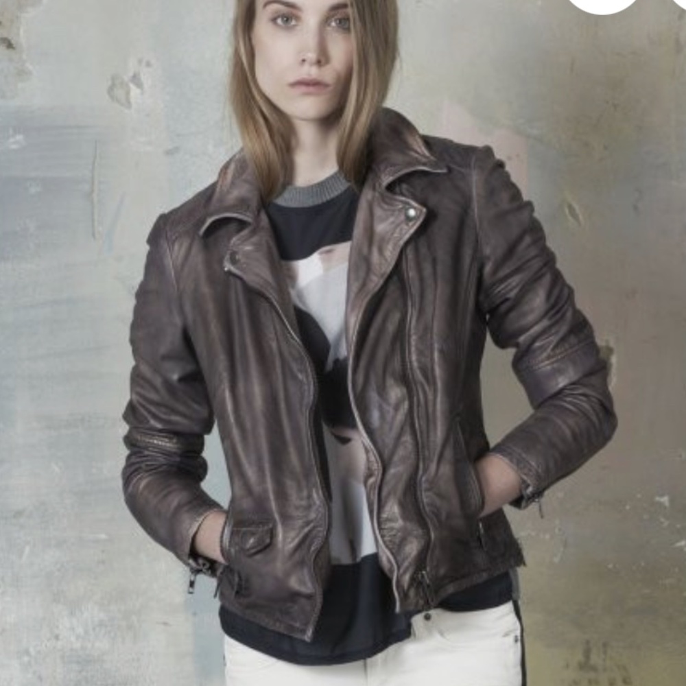 Never worn Muubaa leather jacket